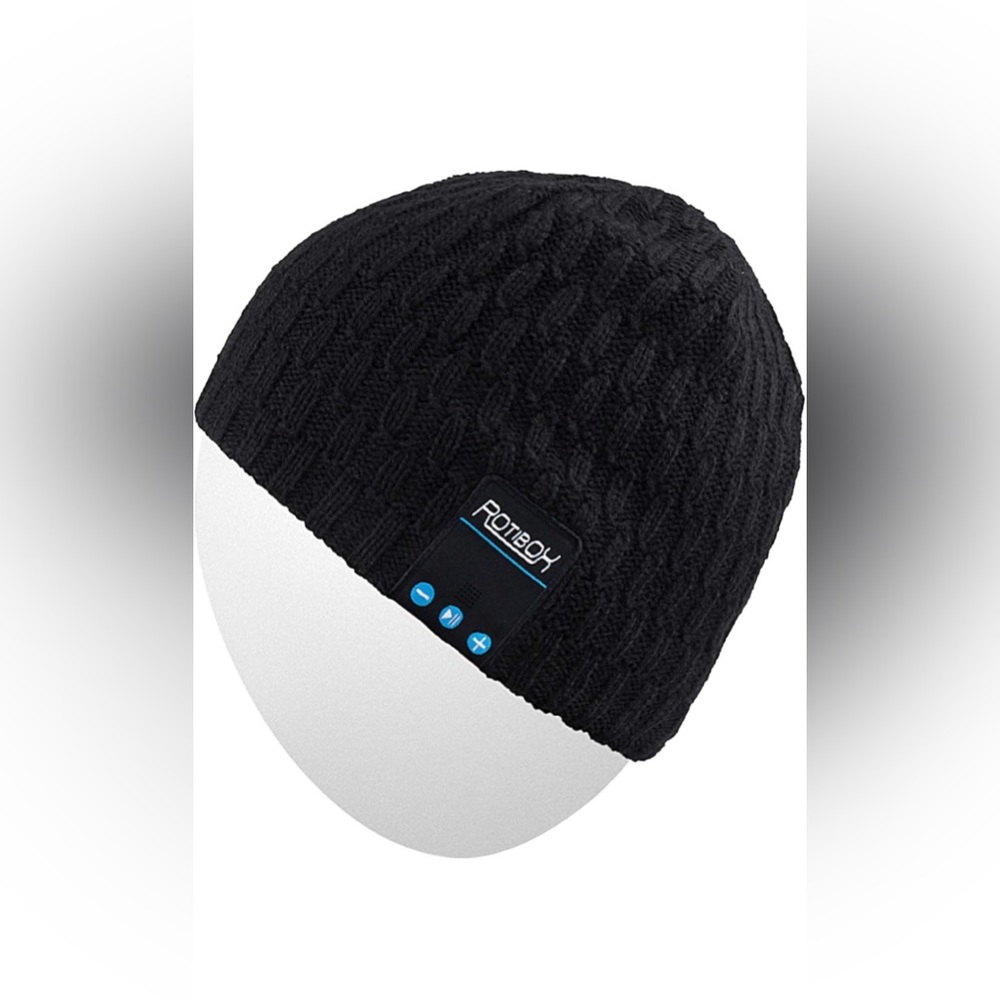 Bluetooth Beanie Hat with Wireless Stereo Over Ear Headphones